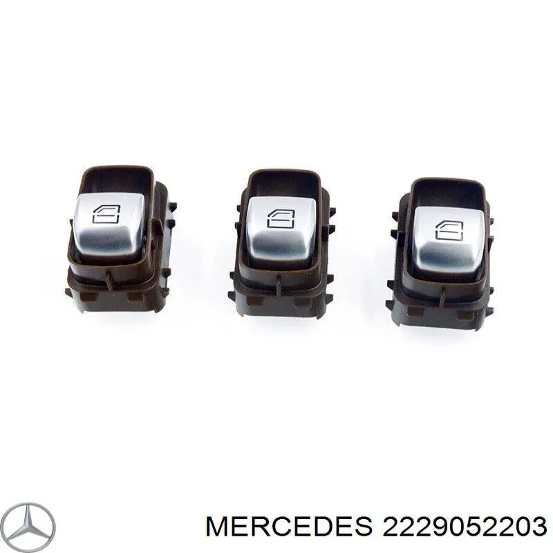 A22290522038R73 Mercedes Кнопка підйомника переднього правого скла