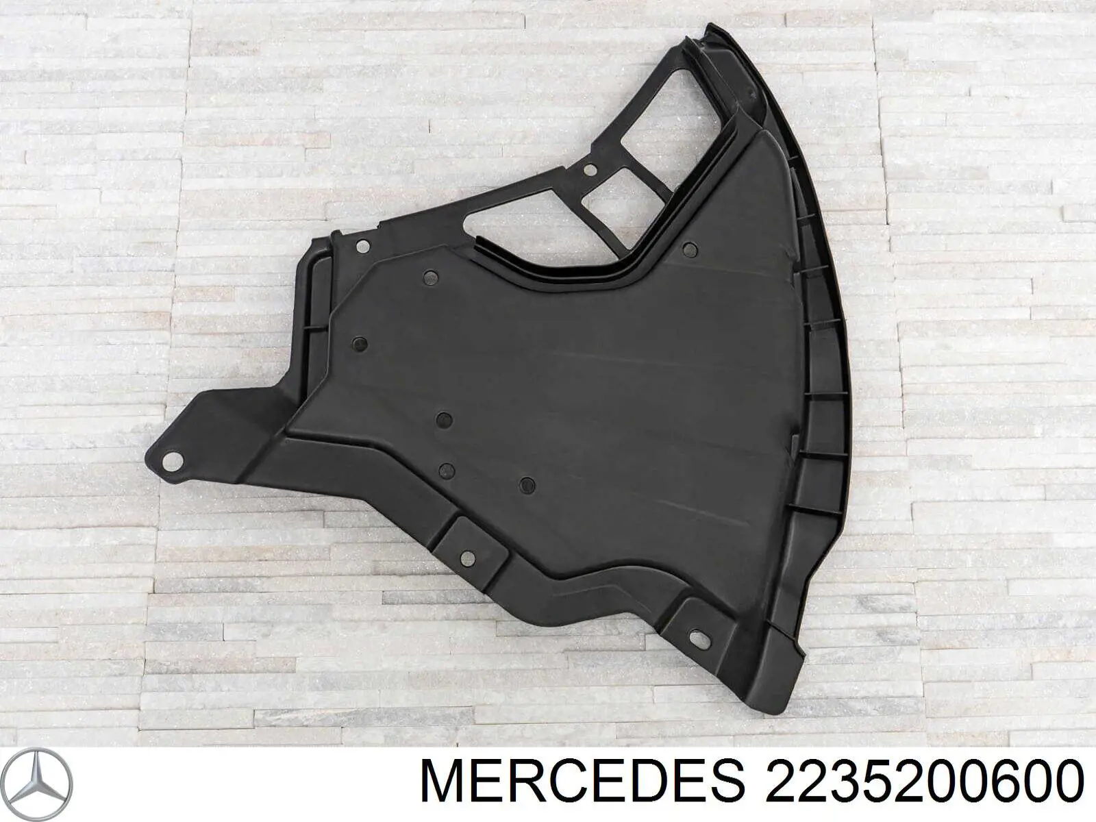 Захист бампера переднього, правий Mercedes A2235200600 ціна, від 83.20 USD