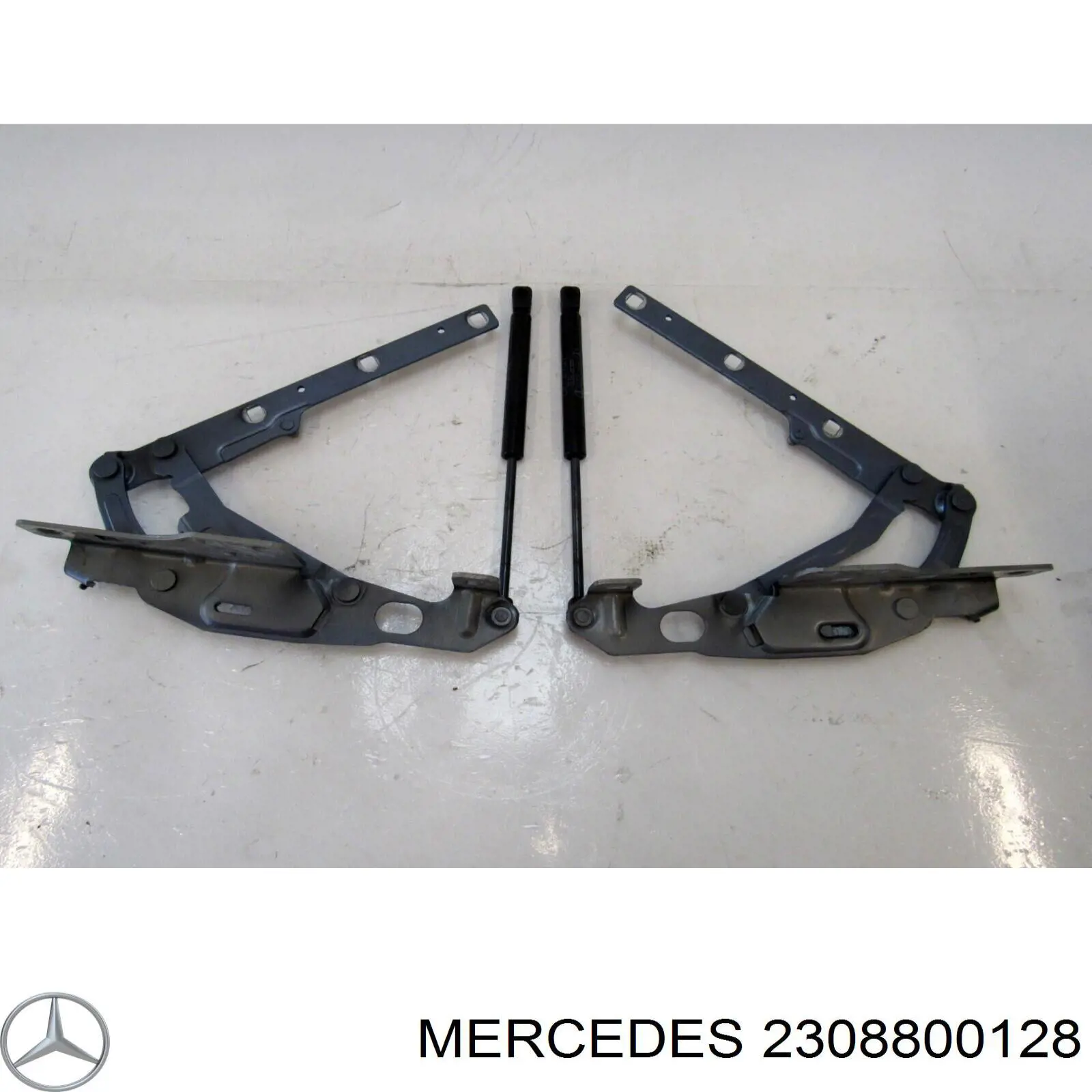 Купити A2308800128 Mercedes Шарнір капота лівий
