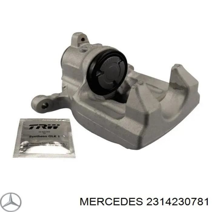 Супорт гальмівний задній лівий Mercedes A2314230781 ціна, від 37.24 USD
