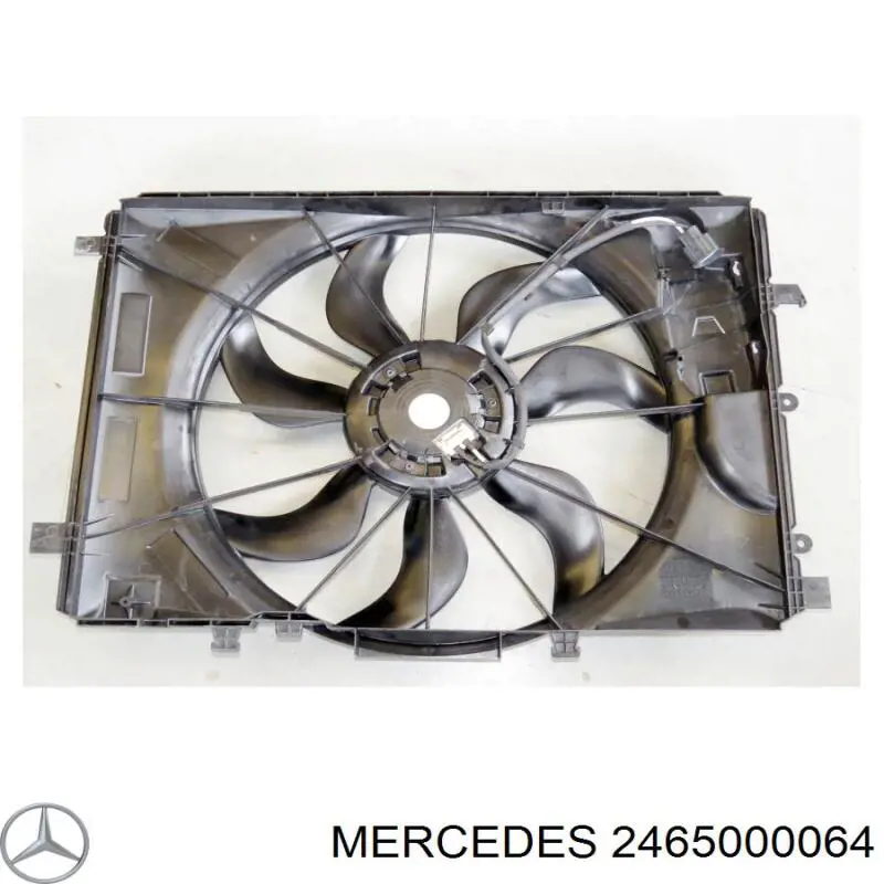 Електровентилятор охолодження в зборі (двигун + крильчатка) на Mercedes CLA (X117)