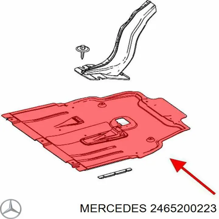 A246520022369 Mercedes Обвіс бампера