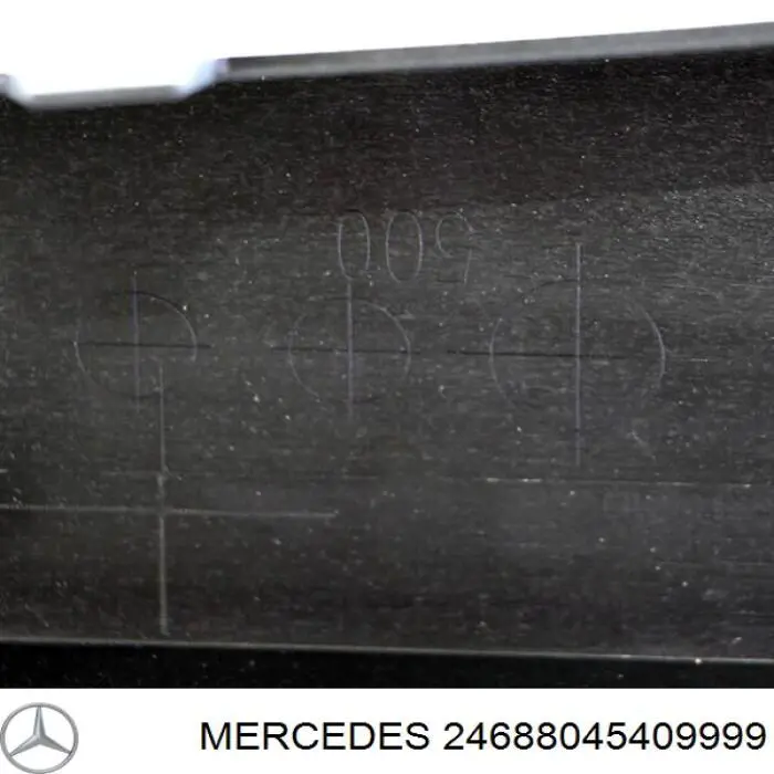 A2468804540 Mercedes Бампер передній в зборі