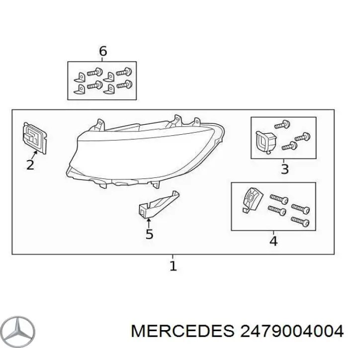  Mercedes A247900400480 ціна, від 196.37 USD