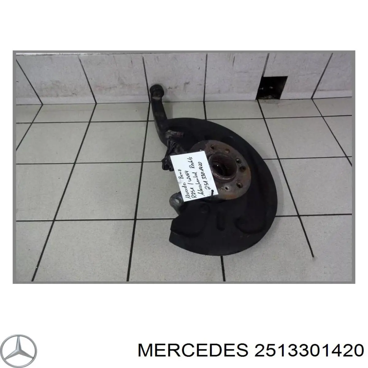 Цапфа передні праві Mercedes A2513301420 ціна, від 148.29 USD