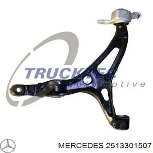 Купити A2513301307 Mercedes Лівий важіль передній нижній підвіски