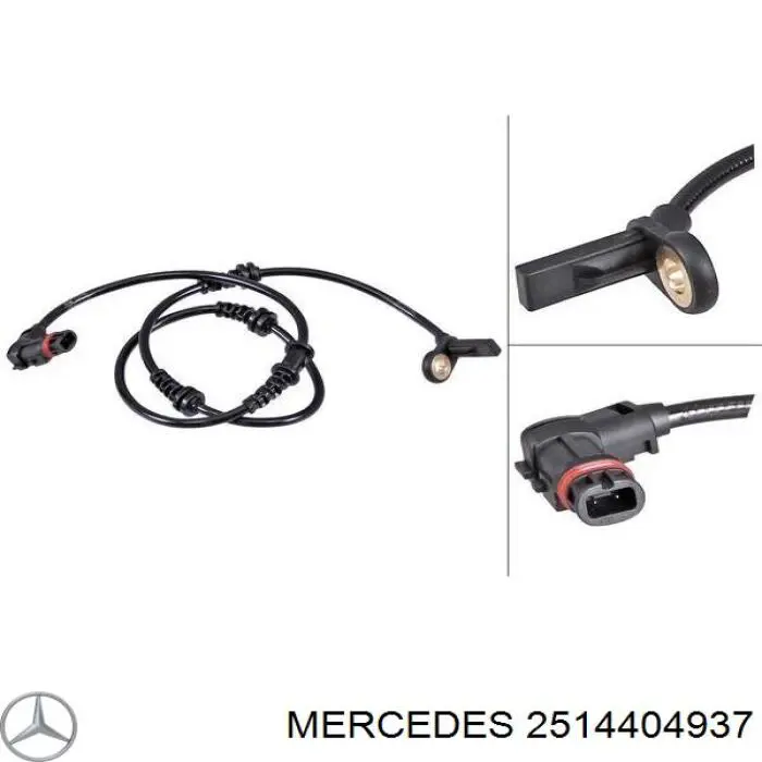 2514404937 Mercedes датчик абс (abs передній)