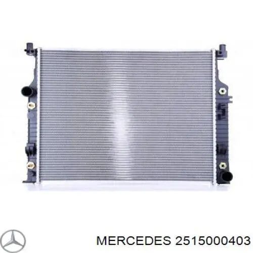 2515000403 Mercedes радіатор охолодження двигуна