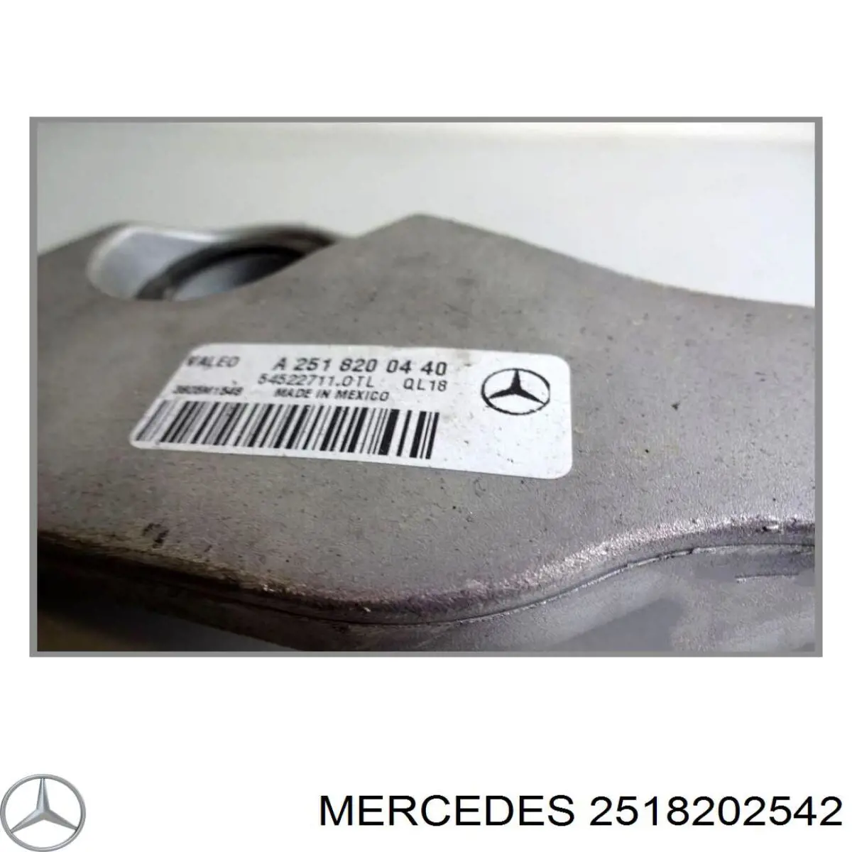 A2518202542 Mercedes Мотор склоочисника скла (трапеції)