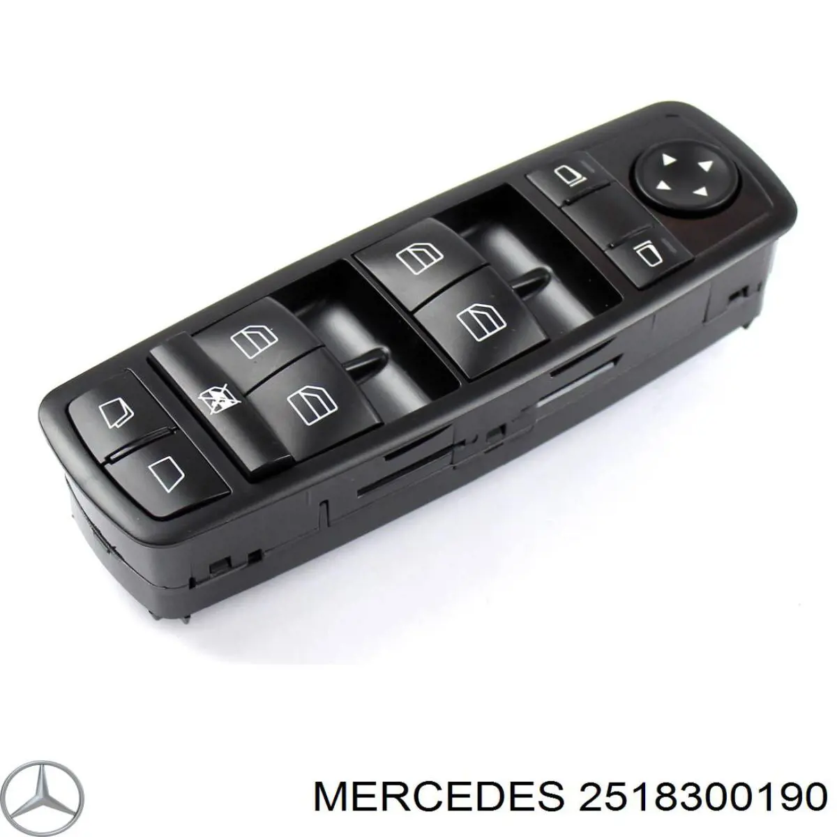 Кнопковий блок керування склопідіймачами передній лівий Mercedes A25183001909051 ціна, від 35.19 USD