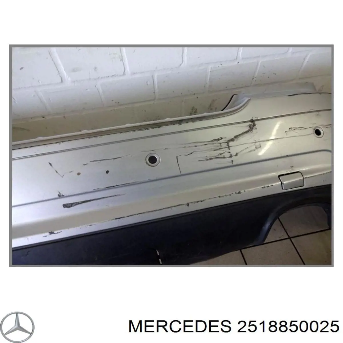 Бампер задній Mercedes A25188500259999