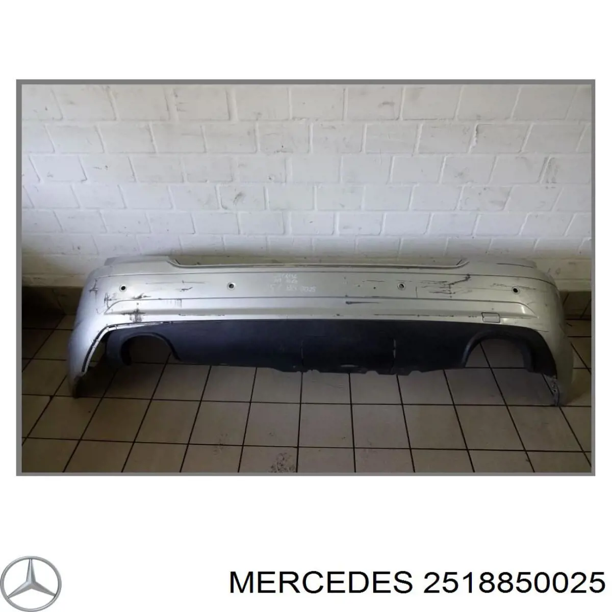 A2518850025 Mercedes Буфер (бампер) задній