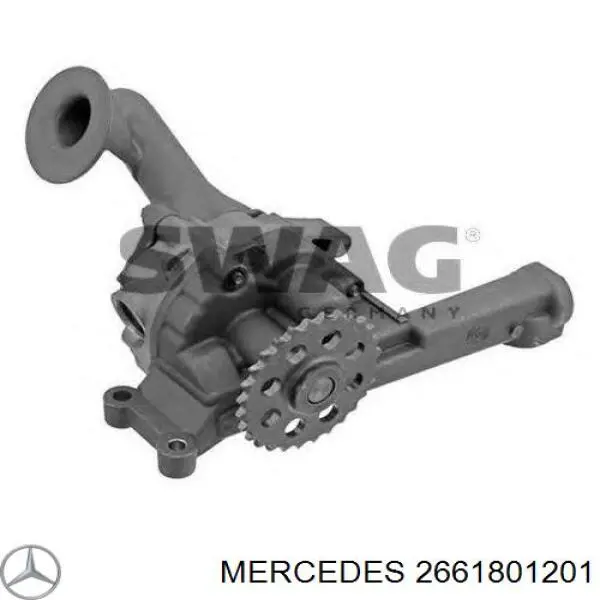 Помпа масляна Mercedes A2661801201 ціна, від 338.34 USD