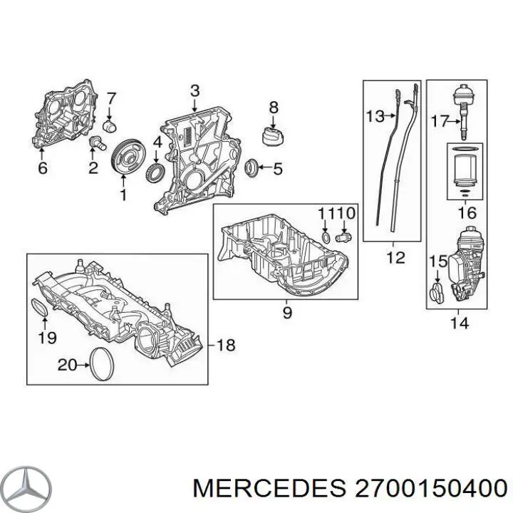 A2700150101 Mercedes 