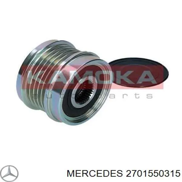 Шків генератора MERCEDES A2701550115