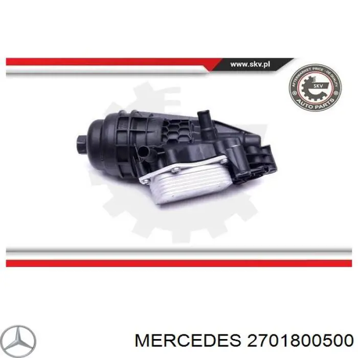 Корпус масляного фільтра на Mercedes CLA (X117)