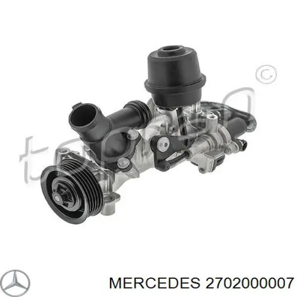 Помпа водяна, (насос) охолодження 2702000007 Mercedes