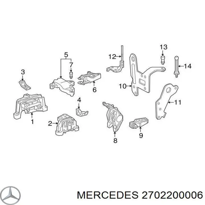  2702200006 Mercedes