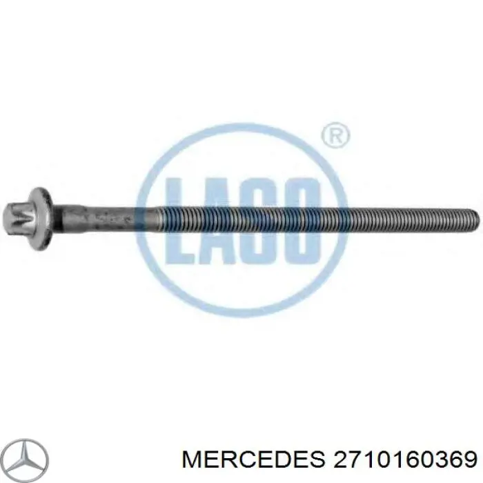 Болт головки блока циліндрів, ГБЦ Mercedes A2710160369 ціна, від 15.42 USD