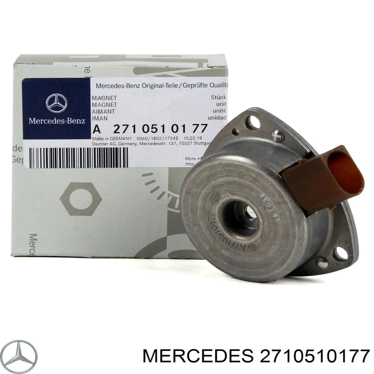 Клапан електромагнітний положення (фаз) розподільного валу на Mercedes E-Class (S211)