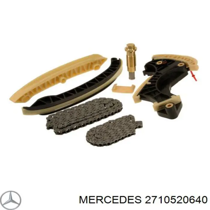 Кронштейн натягувача ланцюга ГРМ на Mercedes C (S203)