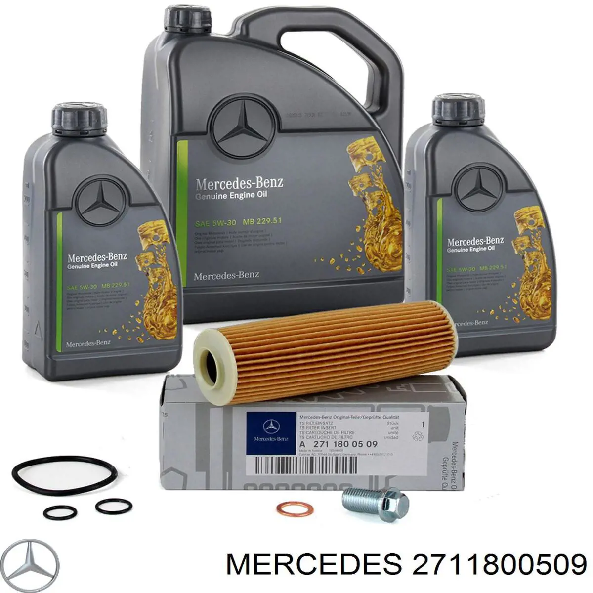 2711800509 Mercedes фільтр масляний