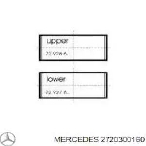 Купити A2720300060 Mercedes Вкладиші коленвала шатунні