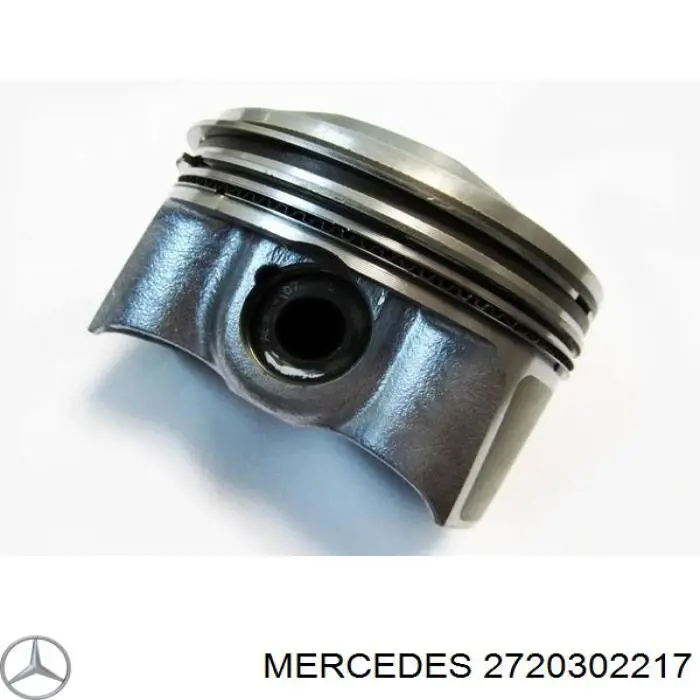 A2720304317 Mercedes поршень в комплекті на 1 циліндр, std