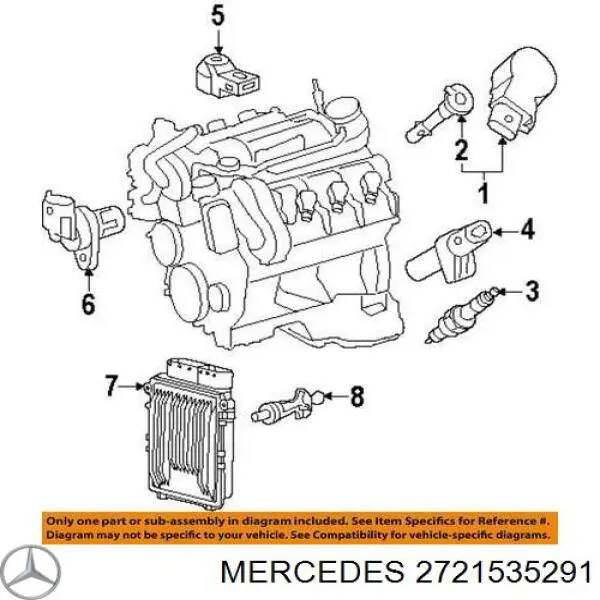 A2721535291 Mercedes Блок електронного управління