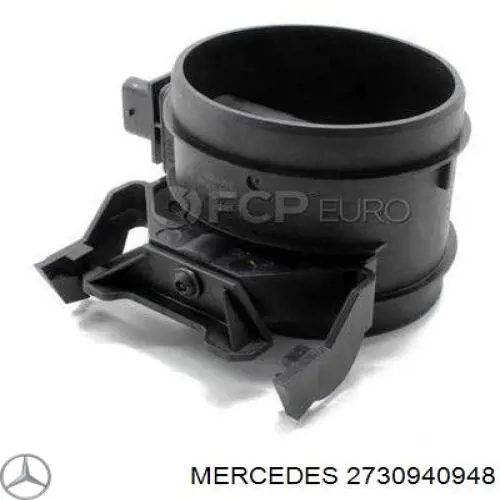 2730940948 Mercedes датчик потоку (витрати повітря, витратомір MAF - (Mass Airflow))