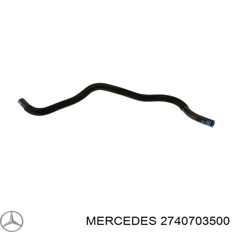 2740703500 Mercedes трубка паливна, від пнвт до паливної рейки