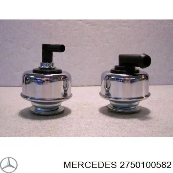 2750100582 Mercedes патрубок вентиляції картера, масловіддільника