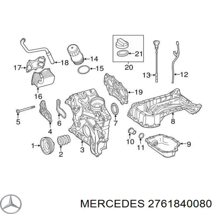 A2761840080 Mercedes 