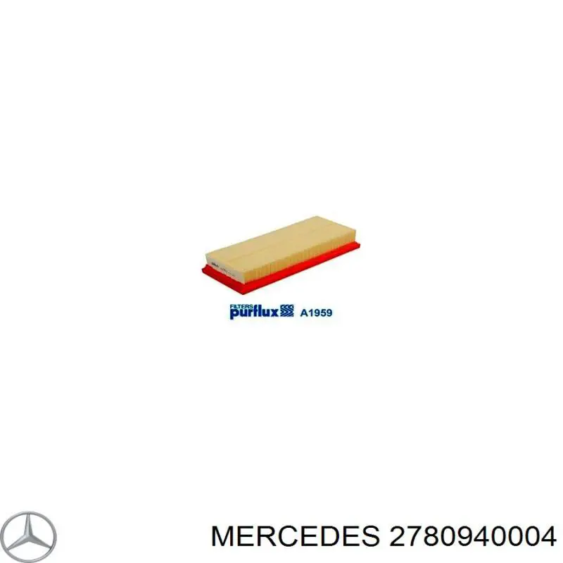2780940004 Mercedes фільтр повітряний