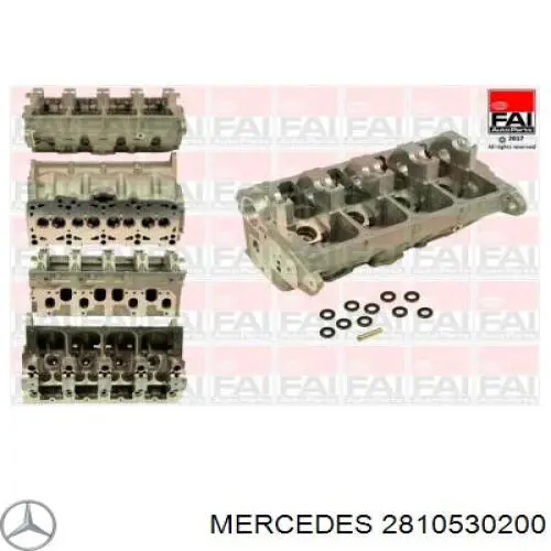 A2810530200 Mercedes клапан випускний