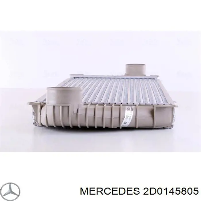 Радіатор интеркуллера 2D0145805 Mercedes