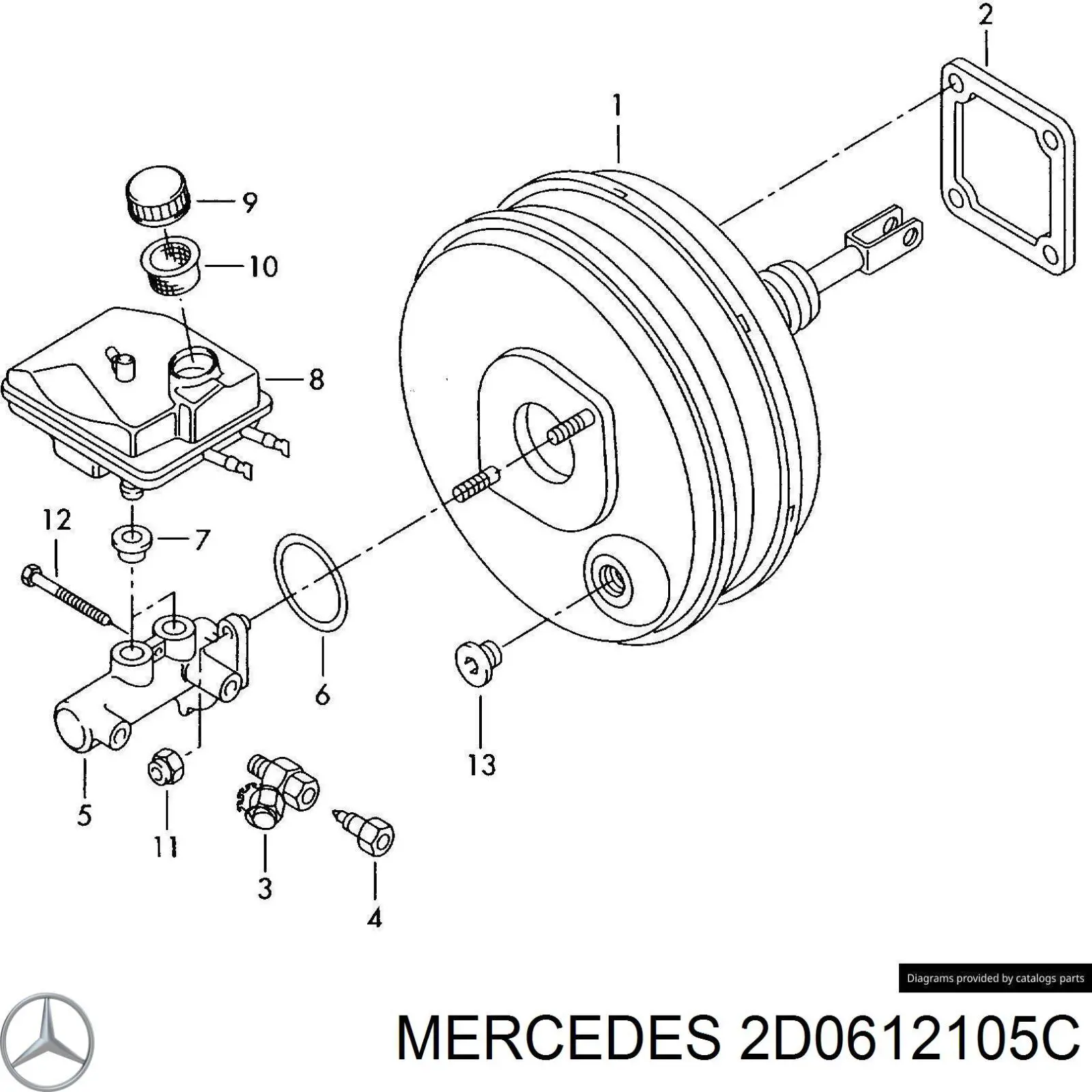 Купити 2D0612105C Mercedes ВПГ