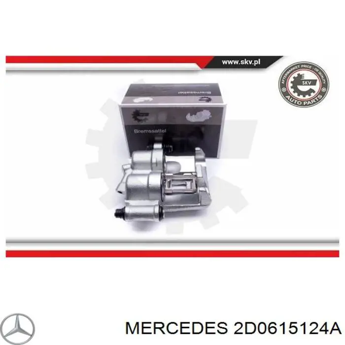 Купити 2D0615124A Mercedes Супорт гальмівний передній правий