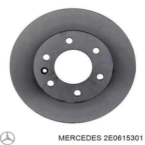 2E0615301 Mercedes диск гальмівний передній