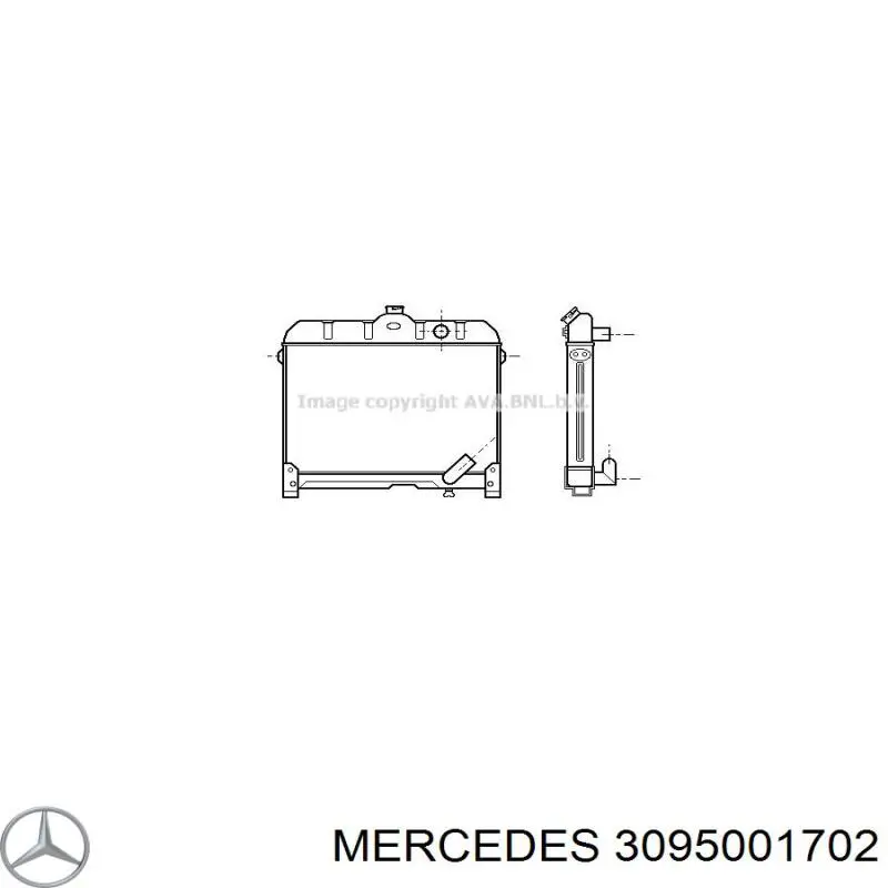 Радіатор основний AVA MS2044 ціна, від 528.64 USD