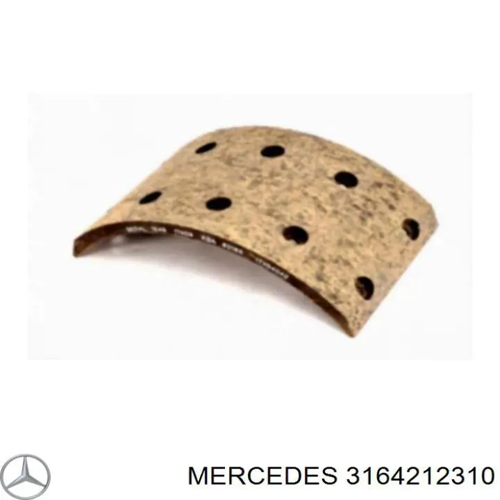 Колодки гальмівні передні, барабанні Mercedes A3164212110 ціна, від 42.29 USD