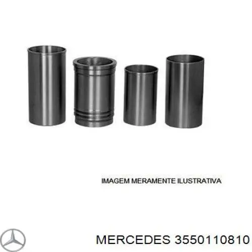 A3550110810 Mercedes Гільза циліндра