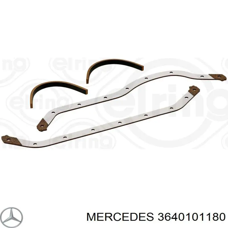 3640101180 Mercedes прокладка піддону картера двигуна
