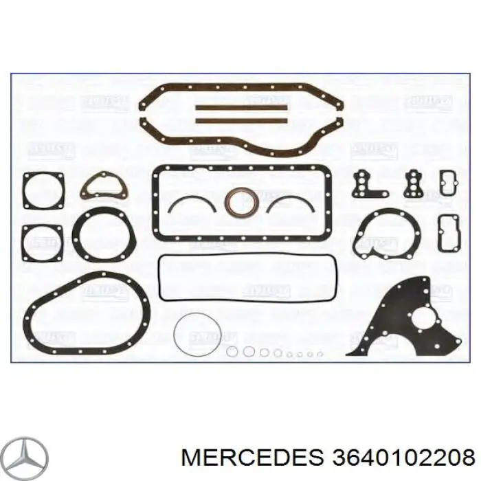 A3640101908 Mercedes Комплект прокладок двигуна, нижній