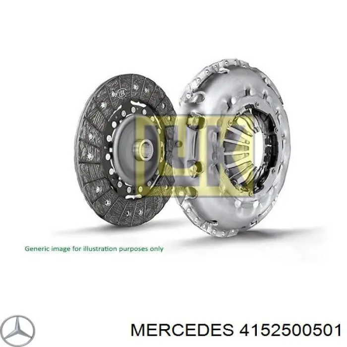 Комплект зчеплення (3 частини) 4152500501 Mercedes