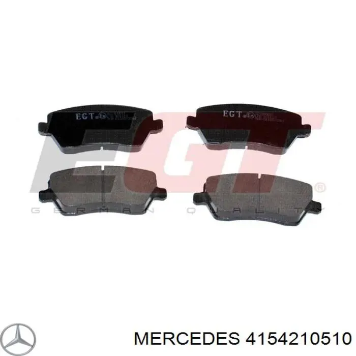 Колодки гальмівні передні, дискові 4154210510 Mercedes