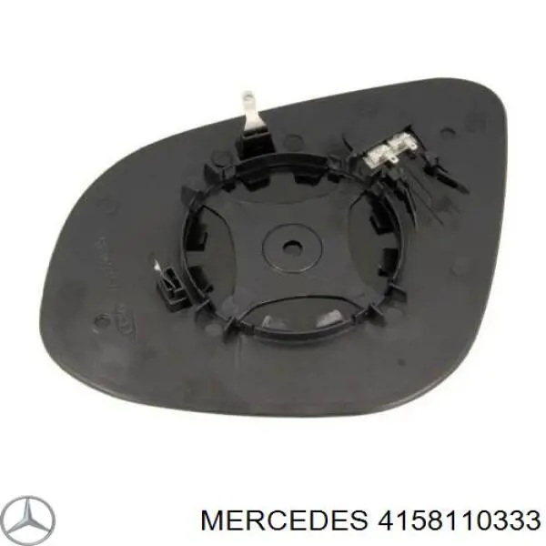 4158110333 Mercedes дзеркальний елемент дзеркала заднього виду, правого