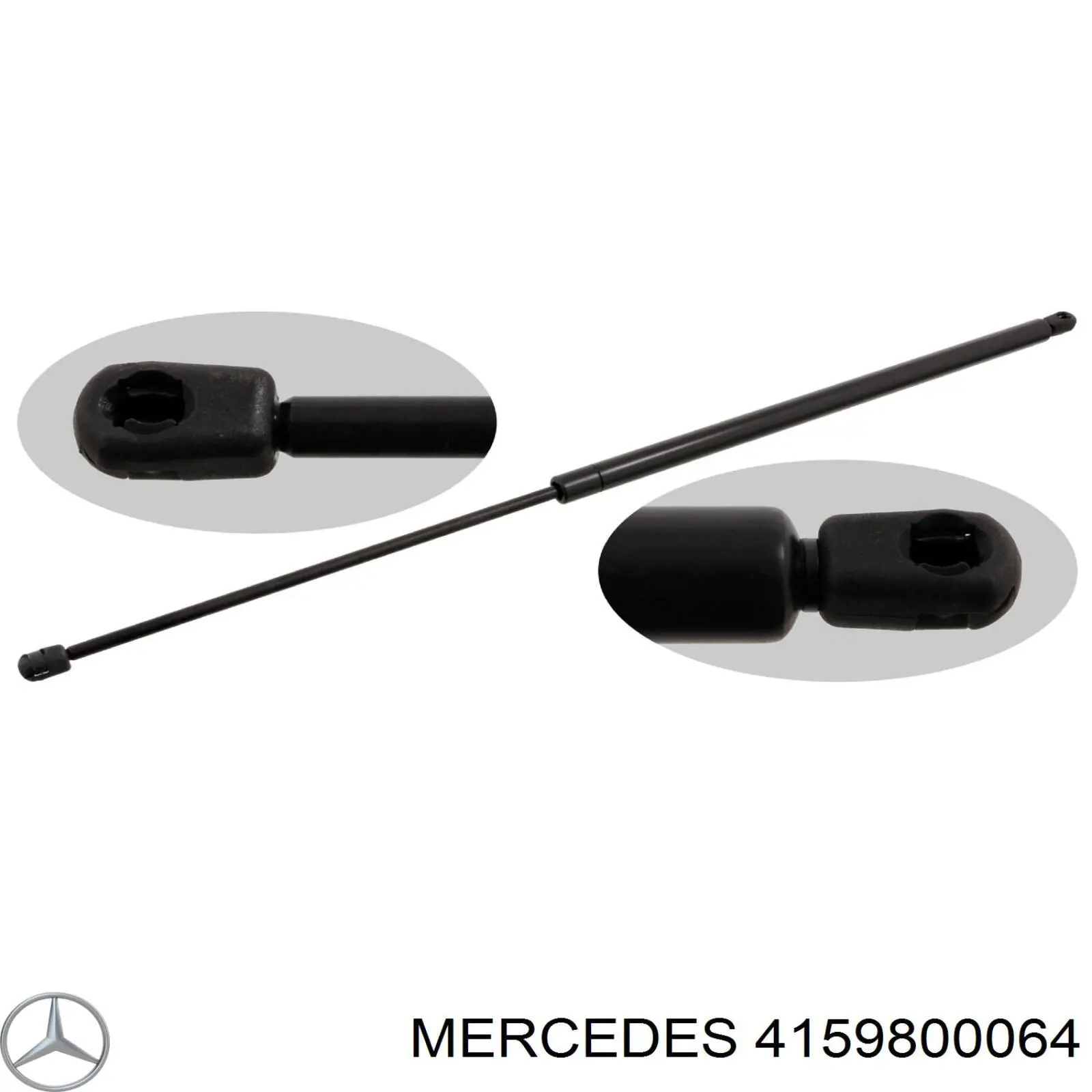 4159800064 Mercedes амортизатор кришки багажника/ двері 3/5-ї задньої