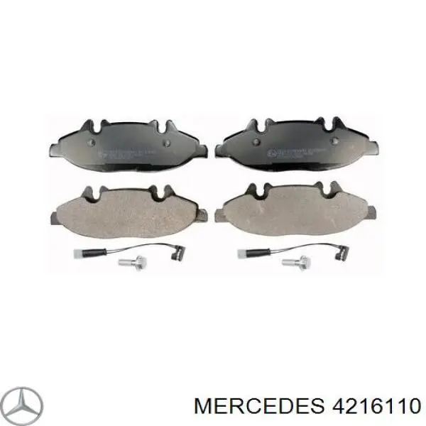 Гальмівні колодки Mercedes 4216110 ціна, від 25.37 USD
