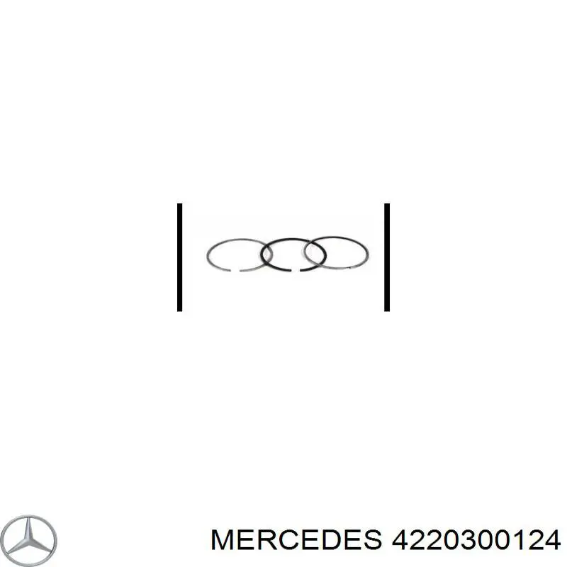 A4220300124 Mercedes кільця поршневі на 1 циліндр, std.